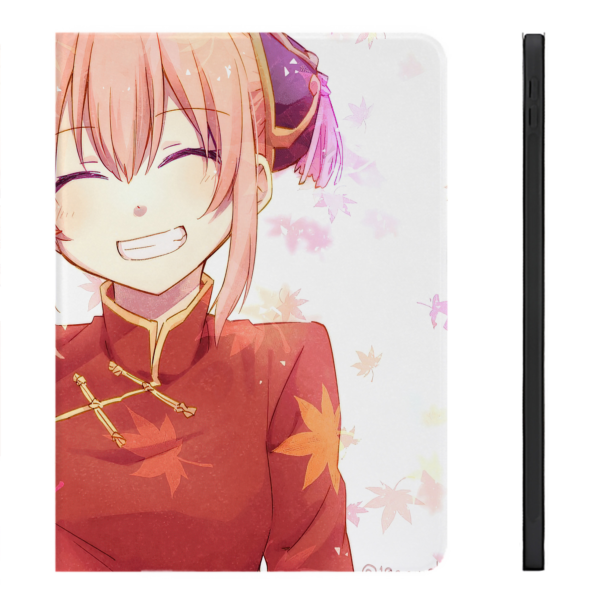 （画像用） ぎんたま 坂田銀時（さかたぎんとき） 神楽 志村新八（しむら しんぱち） GINTAMA Sakata Gintoki Kagura Shimura Shinpachi IPadケース ペンホルダー付き ブックスタイルデザイン